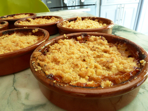 crumble abricots Lavachequireve